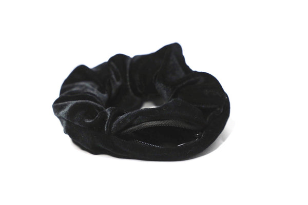 Black Zipper Scrunchie